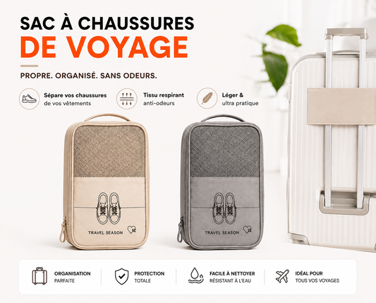 Sac à Chaussures Respirant Tailles