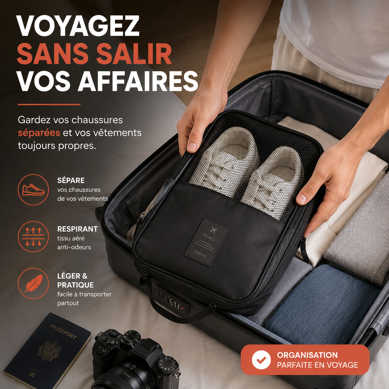 Sac à Chaussures Respirant